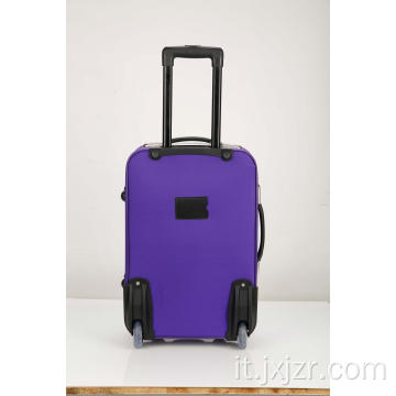 Softsided Rolling Purple Luggage